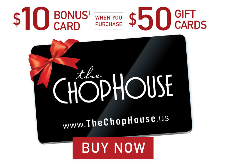 Gift Card The ChopHouse Steak House in Gibbsboro, NJ